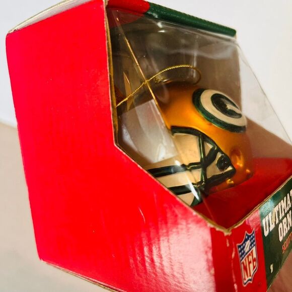 NFL Green Bay Packers 3"‎ Glass Helmet Christmas Holiday ornament - Picture 11 of 12